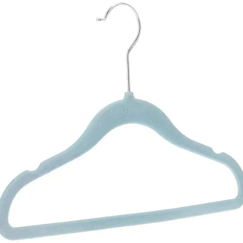 brotos___unidades_de_cab_SKURcxtUdQt_2.webp 3 Sprouts 3 brotos - 10 unidades de cabides antiderrapantes de veludo azul Fashion
