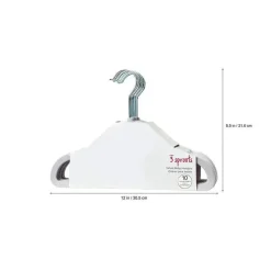 3 Sprouts 3 brotos - 10 unidades de cabides antiderrapantes de veludo rosa Outlet