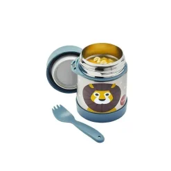 3 Sprouts 3 brotos - pote de comida de aço inoxidável, leão Discount