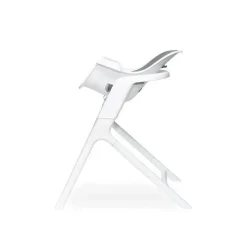 4 Moms - Cadeira alta Connect, branca/cinza Fashion