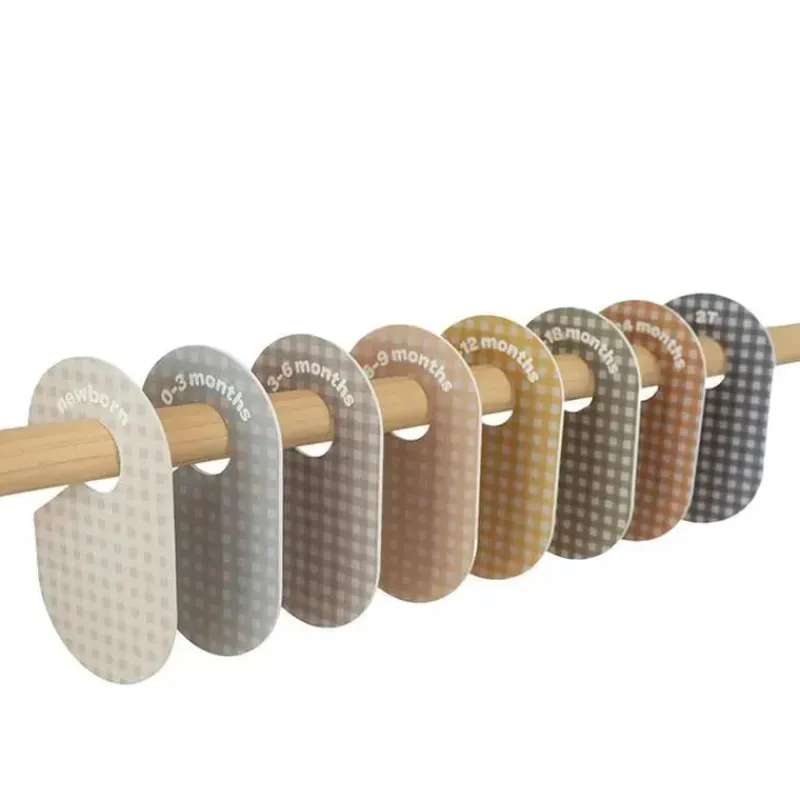 sprouts__divisrias_de_ar_SKU0N1CQqGI_0.webp 3 Sprouts - Divisórias de armário para cabides para bebês e crianças pequenas, conjunto de 8, guingão Sale