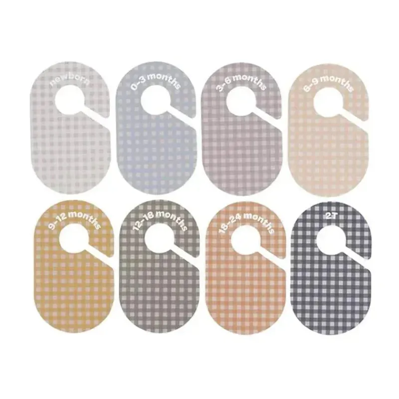 sprouts__divisrias_de_ar_SKU0N1CQqGI_1.webp 3 Sprouts - Divisórias de armário para cabides para bebês e crianças pequenas, conjunto de 8, guingão Sale
