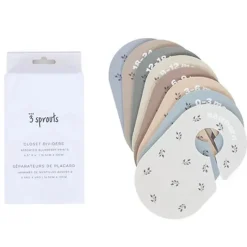 3 Sprouts - Divisórias de armário para bebês e crianças pequenas, conjunto de 8, mirtilo Online