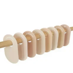 3 Sprouts - Divisórias de armário para cabides para bebês e crianças pequenas, conjunto de 8, sólido neutro Hot