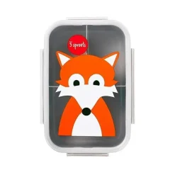 3 Sprouts - Fox Lunch Bento Box, Cinza Hot