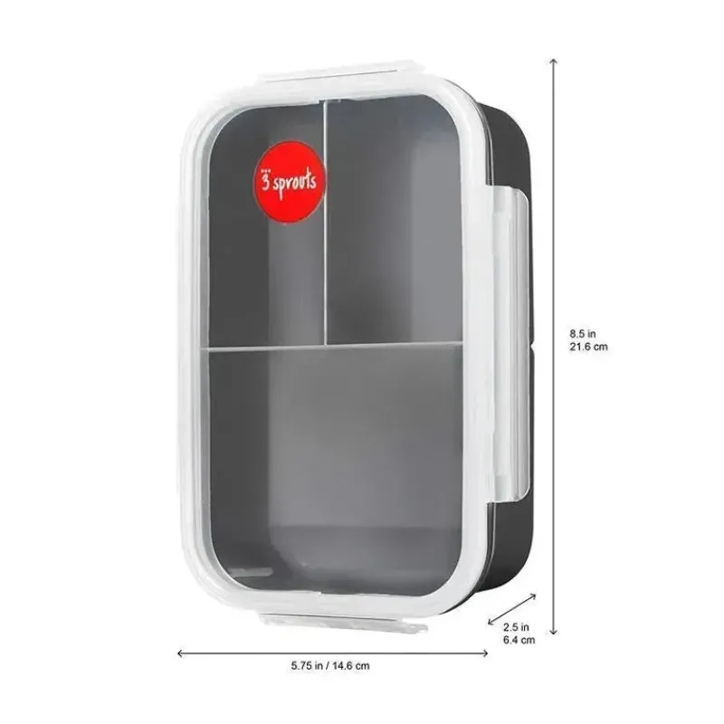 sprouts__fox_lunch_bento_SKU6RUz3ATs_1.webp 3 Sprouts - Fox Lunch Bento Box, Cinza Hot