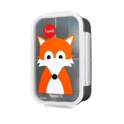 3 Sprouts - Fox Lunch Bento Box, Cinza Hot