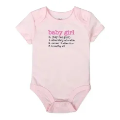 AD Sutton - Body para Bebê Menina, Rosa Outlet