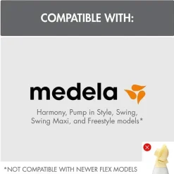 Tomy Adaptador de bomba Boon Nursh para garrafas de gargalo estreito - Medela Best