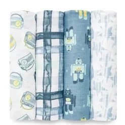 Aden + Anais - 4 Pk Swaddles Muslin, Retro Online