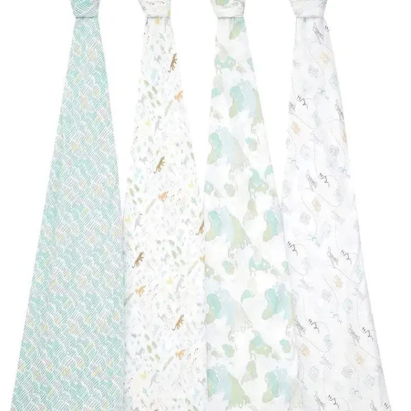 aden__anais___pk_swaddles_SKUVGF2rS6b_1.webp Aden + Anais - 4 Pk Swaddles Muslin, Voyager Hot