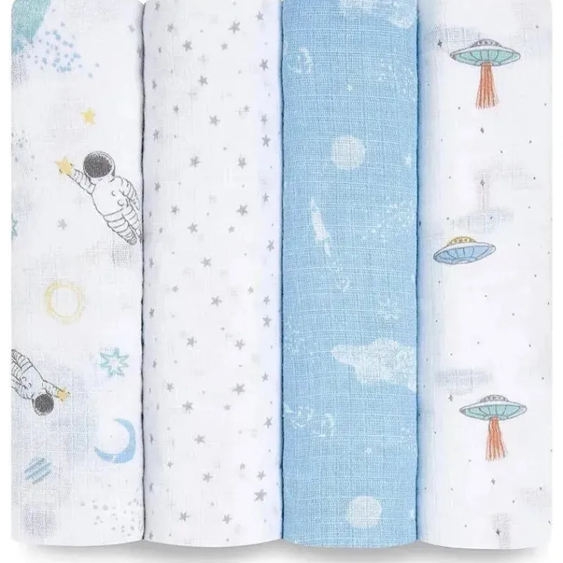 aden__anais___pk_swaddles_SKUeyAnG5dM_0.webp Aden + Anais - 4 Pk Swaddles Muslin, Space Explorers Best