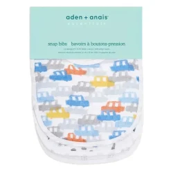 Aden + Anais - Babador de encaixe de musselina 3Pk, Little Big World Clearance