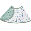 Aden + Anais - Babete Burpy de musselina de algodão, Dinotime Fashion