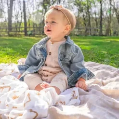Aden + Anais - Cobertor Swaddle, 100% algodão orgânico, pacote com 4, Safari Dreams Sale