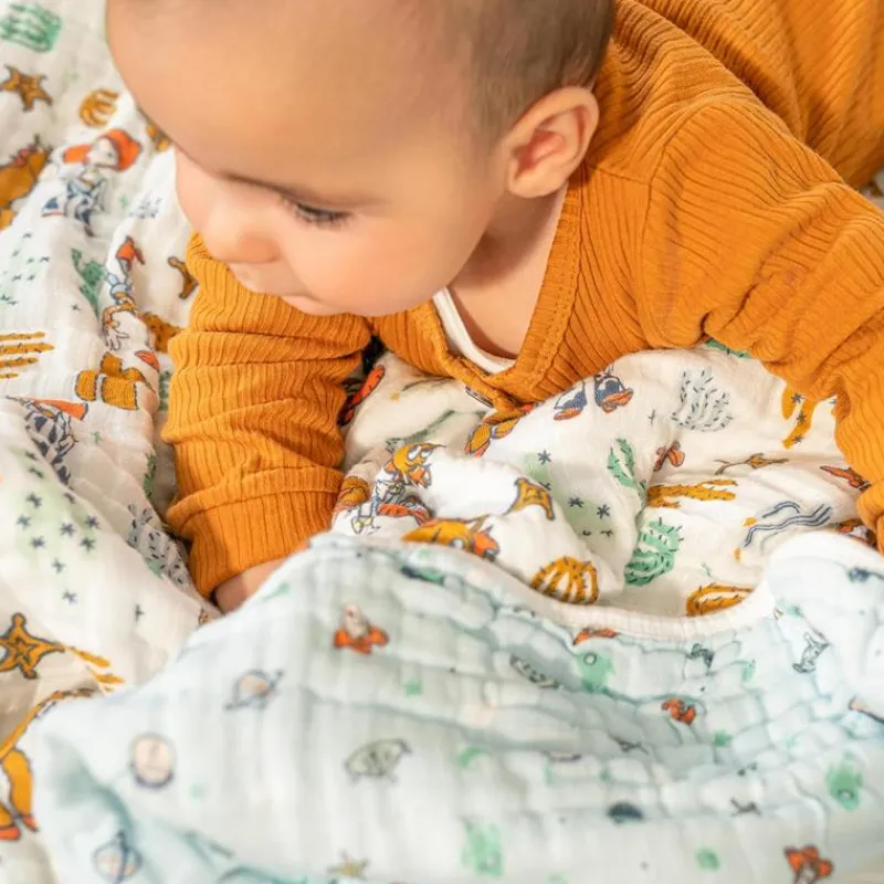 aden__anais__essentials_c_SKUtYX2dvTx_3.webp Aden + Anais - Essentials Cotton Muslin Blanket Toy Story, Woody & Friends Clearance