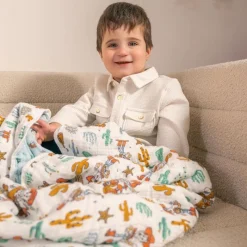 Aden + Anais - Essentials Cotton Muslin Blanket Toy Story, Woody & Friends Clearance