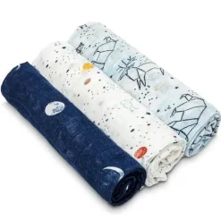 Aden + Anais - 3-Pack Swaddles - Silky Soft, Stargaze Online