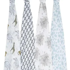 Aden + Anais - Pacote com 4 Swaddles Jungle Sale