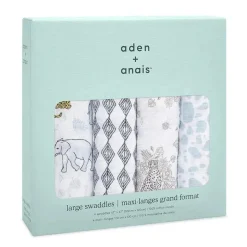 Aden + Anais - Pacote com 4 Swaddles Jungle Sale