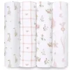 Aden + Anais - 4pk Essentials Muslin Swaddle Blankets New