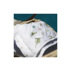Aden + Anais - 2Pk Essentials Hooded Dino Jungle Toalha de banho para bebê Discount