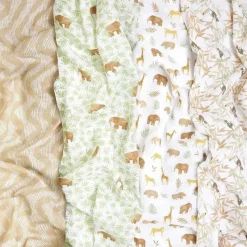 Aden + Anais - 4Pk Swaddles de musselina Tanzânia Sale