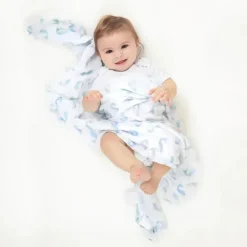 Aden + Anais - Swaddle de musselina de algodão 4Pk, história natural Sale