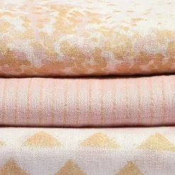 Aden + Anais Swaddles macios e sedosos metálicos 3 unidades, bétula de prímula Clearance