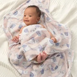 Aden + Anais Trail Blooms 47 Conjunto de Swaddle Clássico, Pacote com 4 Online
