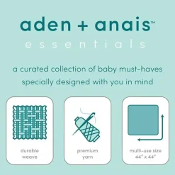 Aden + Anais Aden+Anais - 2 Pk Space Explorers Babete Discount