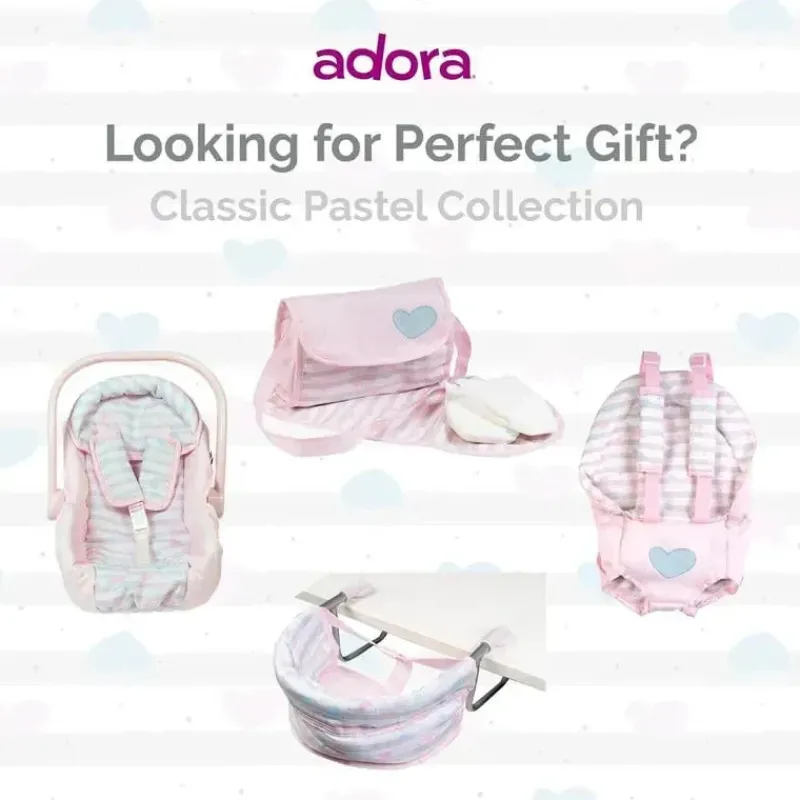 adora__bolsa_de_fraldas_p_SKUZ7PptvHz_3.webp Adora - Bolsa de fraldas para boneca, inclui trocador e 2 fraldas de boneca, rosa pastel clássico Discount