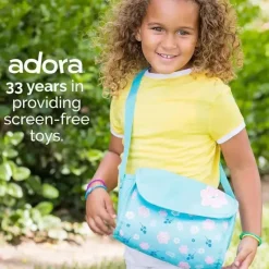 Adora - Bolsa de fraldas para boneca, inclui trocador e 2 fraldas de boneca, Blue Flower Power Discount