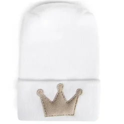 Adora Baby Gifts - Chapéu de hospital para recém-nascidos, coroa de linho bege Sale