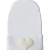 Adora Baby Gifts - Chapéu de hospital para recém-nascidos, coração de marfim felpudo Hot