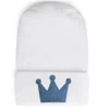 Adora Baby Gifts - Chapéu de hospital para recém-nascidos, coroa de linho Demin Best