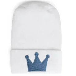 Adora Baby Gifts - Chapéu de hospital para recém-nascidos, coroa de linho Demin Best