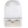 Adora Baby Gifts - Chapéu de hospital para recém-nascidos, laço creme Sale