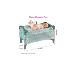 Adora Crib Zig Zag Deluxe Pack N Play Hot