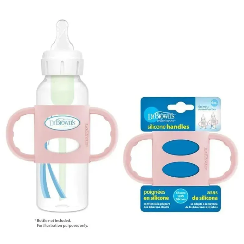 alas_estreitas_para_mamad_SKUByjUSZFh_2.webp Dr. Brown's Alças estreitas para mamadeira 100% silicone da Dr. Brown, rosa claro Outlet