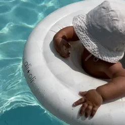Ali + Oli - Boia de piscina com anel para assento de natação para bebês (Checkers) Discount