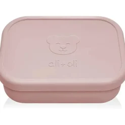 Ali + Oli - Caixa Bento de Silicone à Prova de Vazamento, Rosa Fashion