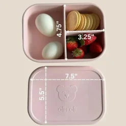 Ali + Oli - Caixa Bento de Silicone à Prova de Vazamento, Blush Online