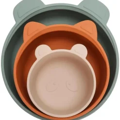 Ali + Oli - conjunto de tigela de lanche empilhável 3Pk, Citrus Splash Online