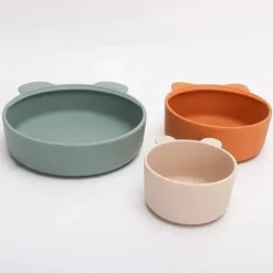Ali + Oli - conjunto de tigela de lanche empilhável 3Pk, Citrus Splash Online