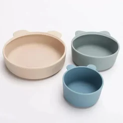 Ali + Oli - conjunto de tigela de lanche empilhável 3Pk, Blue Horizon Online