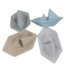 Ali + Oli - (4-Pc) Mini-Boat Bath Toy Set Hot