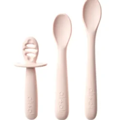 Ali + Oli - (3-Pc) Multi Stage Spoon Set For Baby, Blush Discount