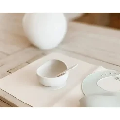 Ali + Oli Suction Bowl & Colher (Blush) Outlet