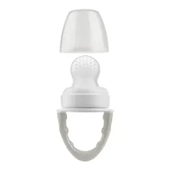 Dr. Brown's Alimentador de silicone Dr. Brown's Fresh Firsts, cinza, 1 pacote Fashion